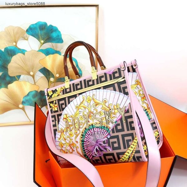 Il designer di marca di fabbrica vende borse da donna con uno sconto del 50% online Nuove borse tote Borsa da donna stampata di alta qualità