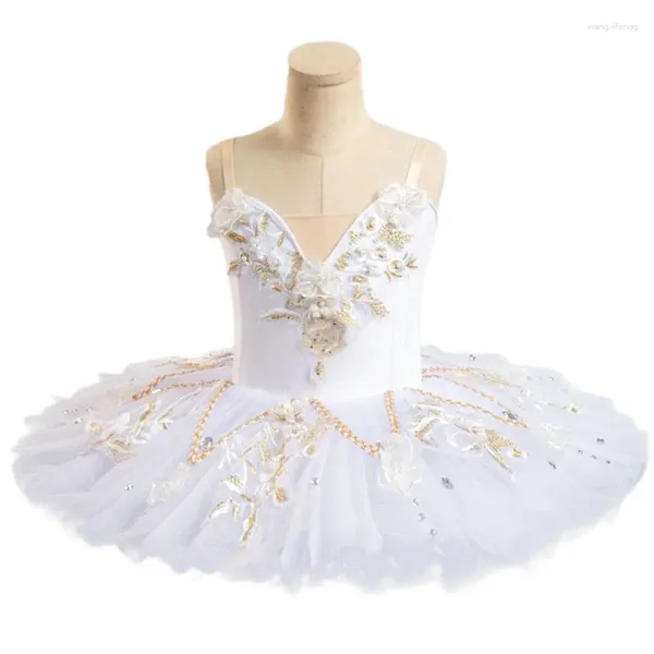 Stage Wear 2024 Adulti Classico Professionale Balletto Chiusura Angsa Lake Pancake Party Costume Dance Girls