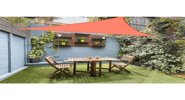 Triangolo rettangolo 3x4x5m Impermeabile Rete a prova di sole Rete parasole Vela Protezione UV Protezione solare Tenda parasole Reti da giardino Y07065225912