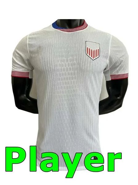 24 25 Pulisic McKennie Football Jersey Ertz Altidore Press Wood Morgan Lloyd 2024 2025 America Football camisa Estados Unidos Camisetas USMNT S Men Kit 3666