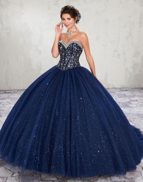 Блестящие темно-синие платья Quinceanera Милое платье для выпускного вечера с кристаллами и бисером для особых случаев 2020 Вино-красные танцевальные платья для выпускного вечера Cust2421005