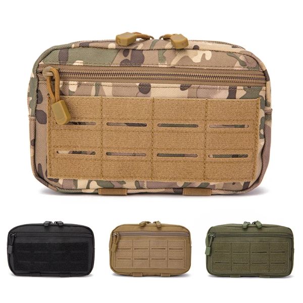 Packs Molle Pouch Mehrzweck kompakte taktische Taillenbeutel EDC Utility Beutel Outdoor Dump -Drop -Beutel Medizinische Taschen Telefonbeutel