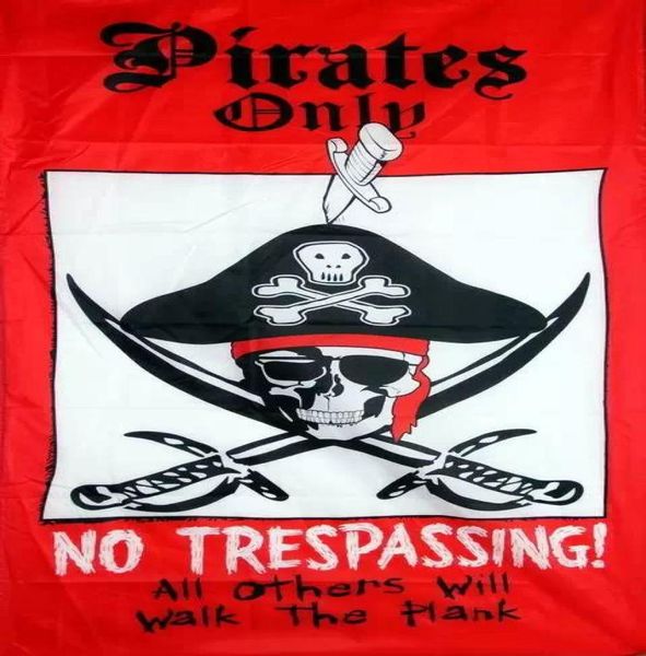 Korsan Bayrak 3x5 ft Özel Kafatası ve Çapraz Kuyruklar Jolly Roger FP96660104