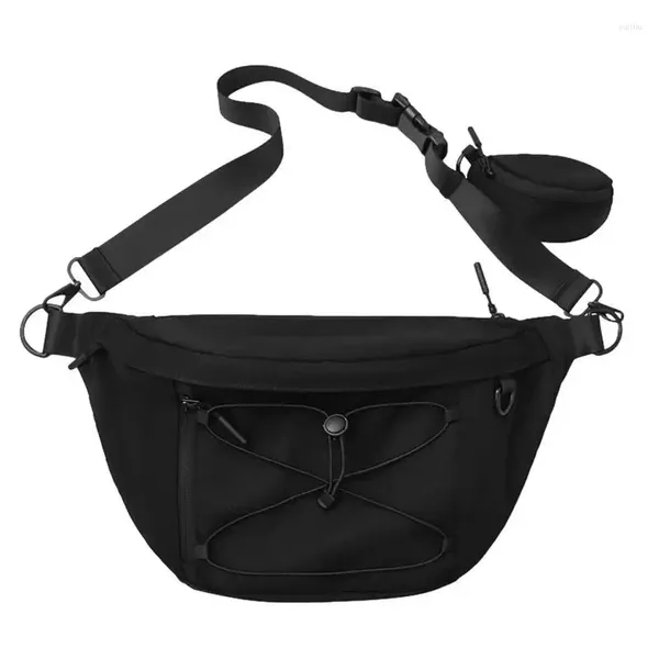 Sacos ao ar livre Cross Peito Bolsa Multi-bolso Mochila de Ombro Crossbody Sling Bag Com Alça Ajustável Leve e À Prova D 'Água