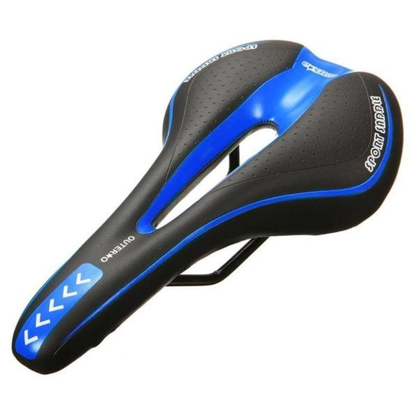 Almofada de assento de bicicleta, espessamento de silicone macio, formato de selim, mountain bike, assento oco, almofada 5610158