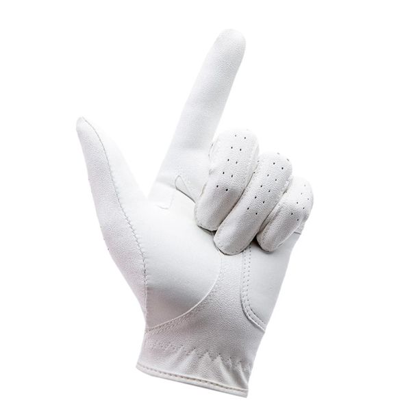 Handschuhe 1PC Golfhandschuhe Männer elastische Anti -Slip -Leder -Handschuhe Wearresistant Lambskin Linkshand atmungsbezogene Handschuhe