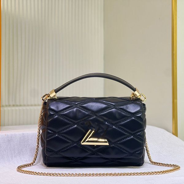 Luis Vuittons Check Louiseviution Bags Designer Kette Wallet Bag Schulter luxuriöser Taschen Veloursfadenbein Doppelbuchstaben Solid Hader Taille Square Stripes