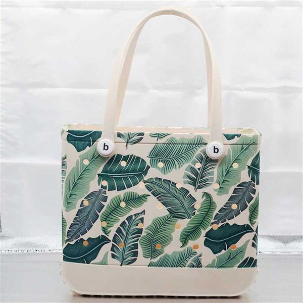 Bolsas de ombro elegantes moda impressão ao ar livre eva praia saco de armazenamento saco de animais de estimação BULHO BIG CESTÃO CHOLAPSE