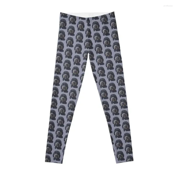 Активные брюки Черный кокапу / Doodle Dog Leggings Gym Wear