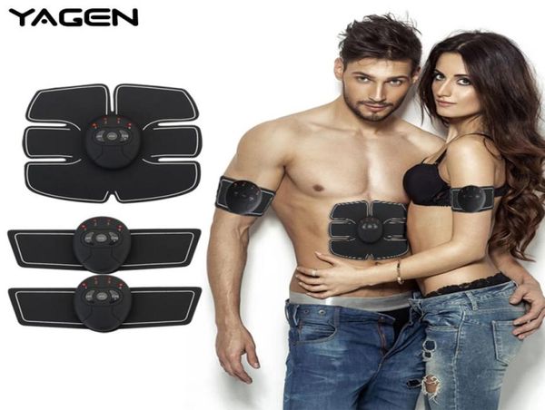 Gota máquina abdominal estimulador muscular elétrico abs ems trainer fitness perda de peso corpo emagrecimento massagem com caixa c1907039162