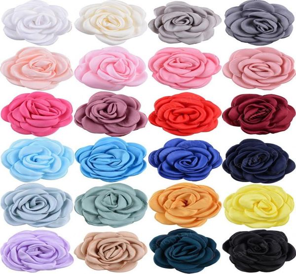 6cm flor de seda bebê crianças diy acessório de cabelo flores cabeça plana corpete flor para faixa de cabeça chapéu decoração2703126