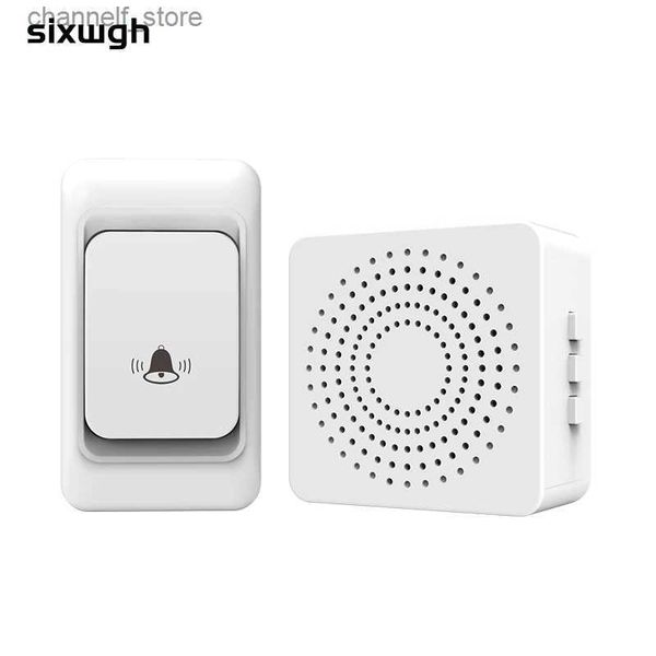 Campainhas Sixwgh Outdoor Wireless Door Bell USB Interface Home Controle Remoto My Melody Ring Door Bell Kit House Chimes DoorbelY240320