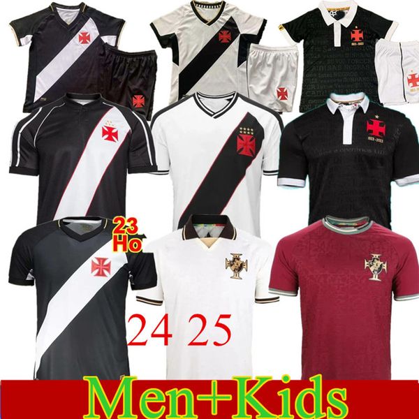 24 25 Vasco da Gama Fußballtrikots 2024 2025 Alex Teixeira Medel Marlon Gomes PAYET MORATO SEBASTIAN LGBTQIA Heim-Auswärts-Fußballtrikot-Set für Herren und Kinder