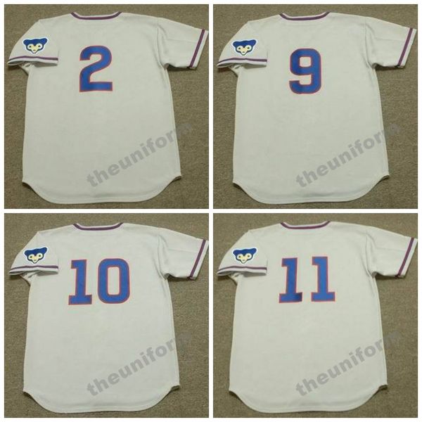 Maglia da baseball da uomo del 1968 LEO DUROCHER RANDY HUNDLEY RON SANTO DON KESSINGER ERNIE BANKS LOU BROCK BILLY WILLIAMS KEN HOLTZMAN 31 JENKINS Maglia da baseball ritorno al passato S-5XL