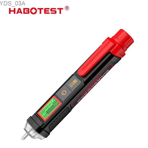 Medidores de corrente Habotest HT103 Detector de tensão sem contato Caneta de teste inteligente 12-1000V Sensor elétrico de corrente Teste Lápis Ferramenta para eletricista 240320