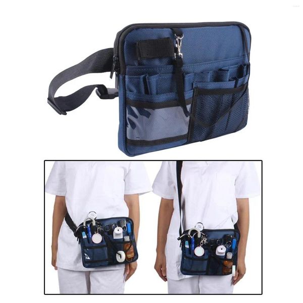 Sacos de cintura Fanny Pack Alça Ajustável Leve Oxford Portátil Utilitário Hip Bag para Estetoscópios Cuidados Suprimentos Uso de Fita de Trabalho