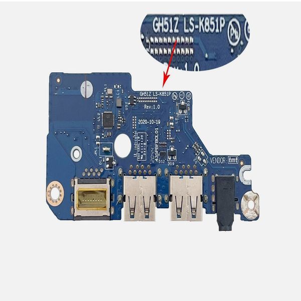 Neue USB RJ45 Power Board Audio IO Board Connector Für Acer Nitro 5 AN515-55 56 57 44 45 46 PH315-53 PH315-54