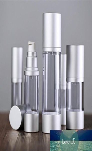 300 pz 30 ml 50 ml argento airless bottiglia vuoto pompa in alluminio bottiglie bottiglia di lozione utilizzata per contenitore cosmetico8310972