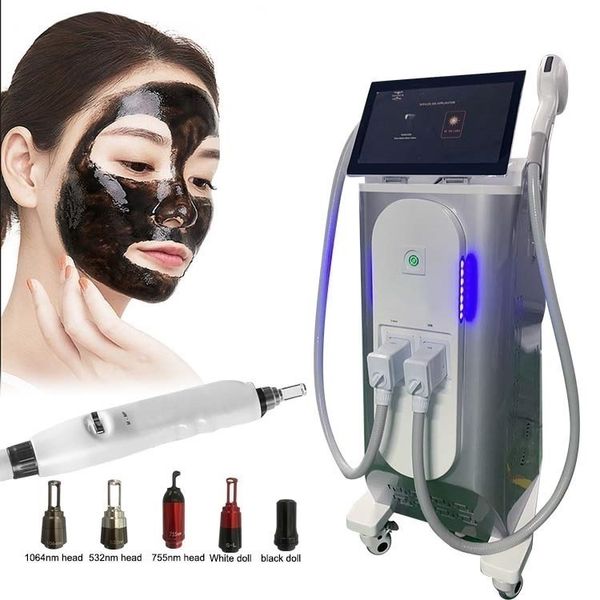 Máquina de remoção de pêlos profissional Taibo/Nd Yag Preço da máquina a laser/máquina de beleza para remoção de pêlos e tatuagens a laser