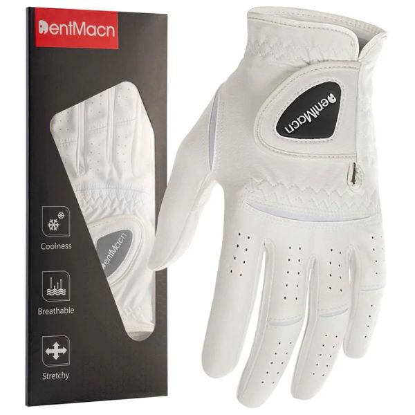 Luvas Luvas de golfe para homens mulheres mão esquerda mão direita Golfer de golfe resistente Antislip All Weather Grip Brindable Fabric Golf Glove