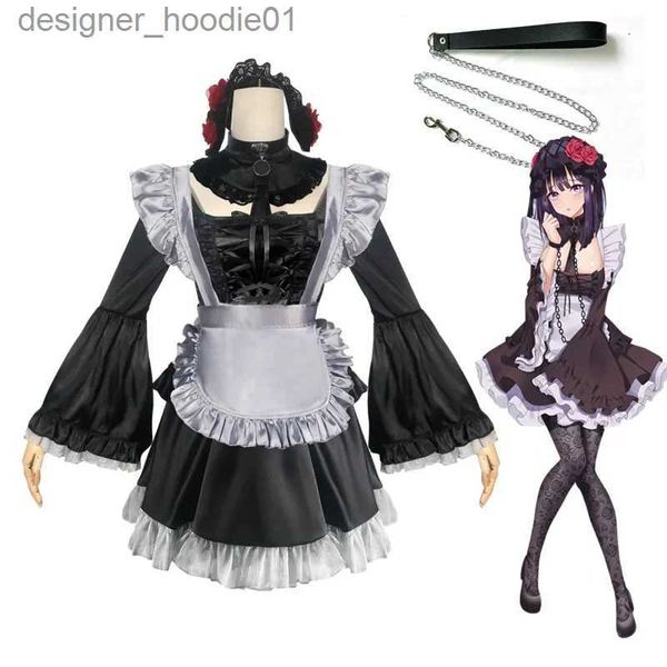 cosplay anime kostümleri benim kıyafetim sevgilim Marin North Carolina rol yapma seti kuroe shizuku hizmetçi kostüm karnaval kostüm lolita rol yapma setc24320