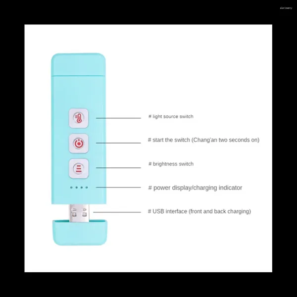 Lâmpadas de mesa USB recarregável livro luz portátil clip-on LED leitura 3 cores regulável perfeito para amantes crianças rosa