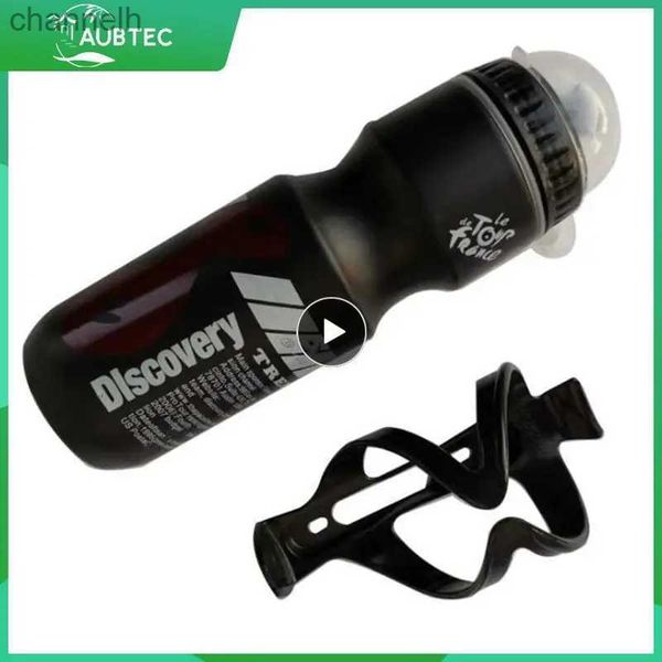 Bottiglie d'acqua 750ml Borraccia sportiva Mountain Bike con copertura antipolvere Staffa per bottiglia d'acqua ultraleggera Forniture Accessori per ciclismo Strumenti yq240320