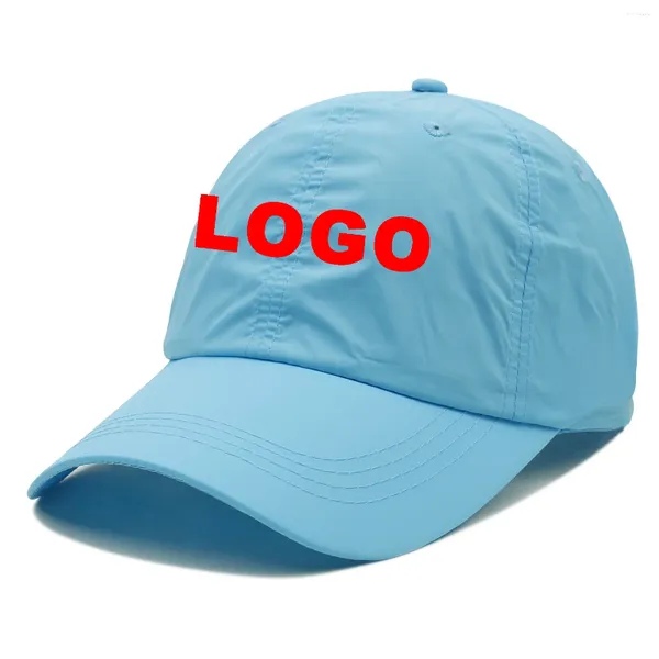 Бейсболки Модные вышитые буквы с принтом логотипа Быстросохнущая дышащая бейсболка унисекс Защита от солнца на открытом воздухе Добавить шляпу Snapback Dad Hat