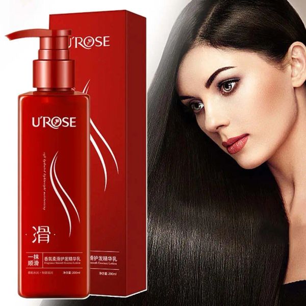 Balsami UROSE Essence Crema condizionante per capelli Trattamento con olio Dopo lo shampoo Condizionamento per capelli Morbido Liscio Riparazione Cheratina Capelli secchi e grassi