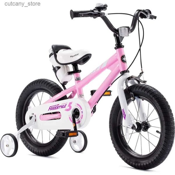 Bicicletas Ride-Ons Kids Bike 2 Freios de mão 12 14 16 18 20 polegadas Bicicleta infantil para meninos meninas de 3 a 12 anos Mtb Bycy Road Folding Mountain L240319