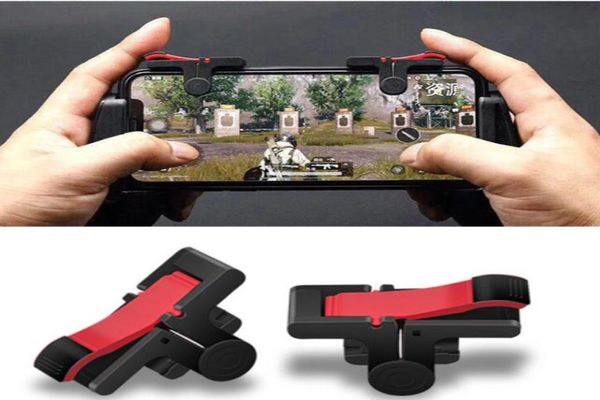 2pcsset Pubg Moible Denetleyici Gamepad Fire L1 R1 Tetikleyici Pugb Mobil Oyun Pedi Kavrama L1R1 İPhone android Phone2199159