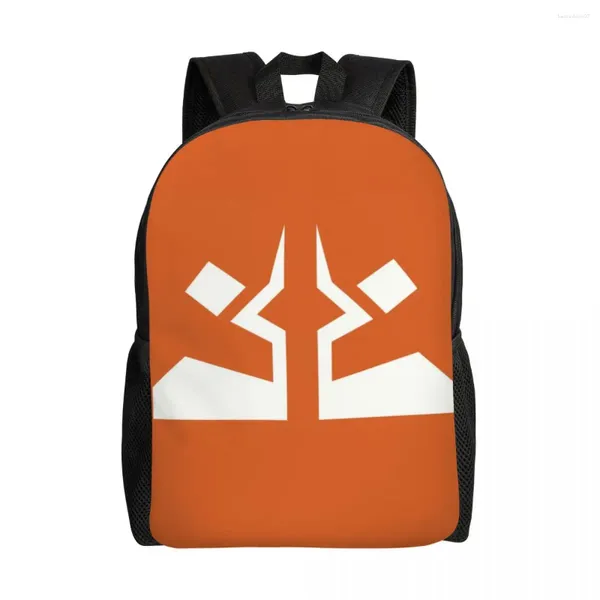 Mochila personalizada fulcrum trooper tatuagem homens mulheres moda bookbag para escola faculdade ahsoka tano sci fi tribal guerras sacos