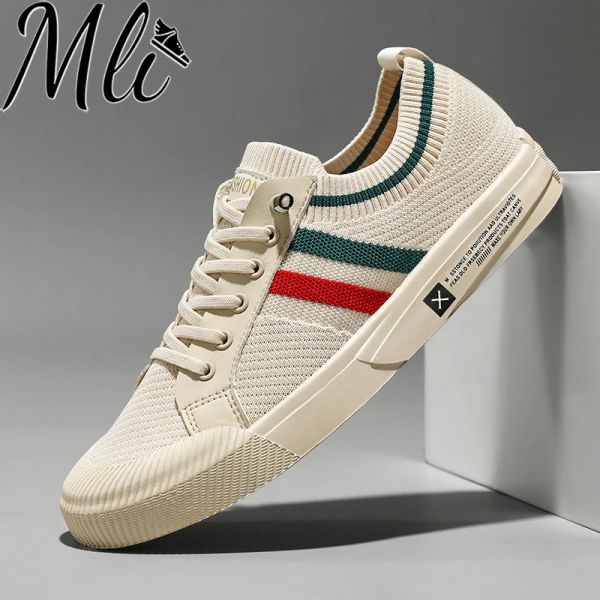 Scarpe uomini casual sneaker quotidiani moca