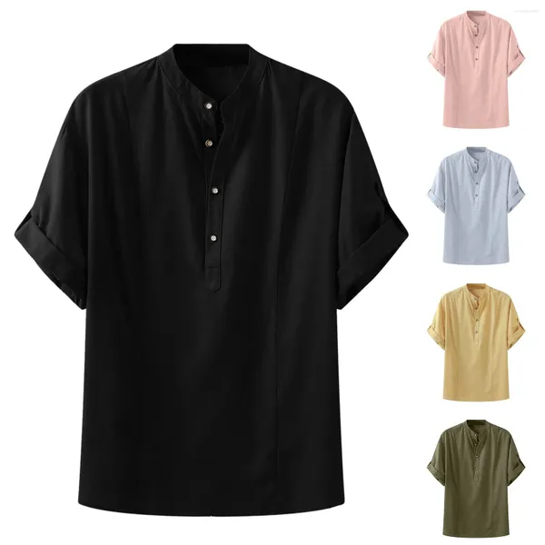 Мужские футболки с цветочным принтом, мужские однотонные повседневные рубашки с короткими рукавами и лацканами, облегающие мужские тренировочные пакеты