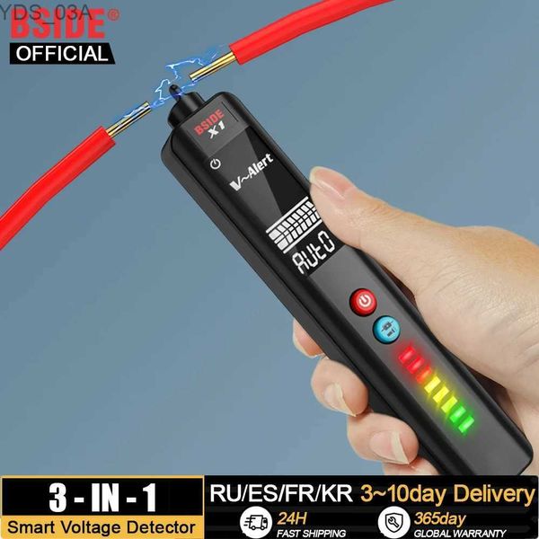 Strommesser BSIDE Berührungsloser Spannungsdetektor Tester Indikator Smart Digital Multimeter Elektrischer Teststift NCV Elektroskop Elektrowerkzeuge 240320