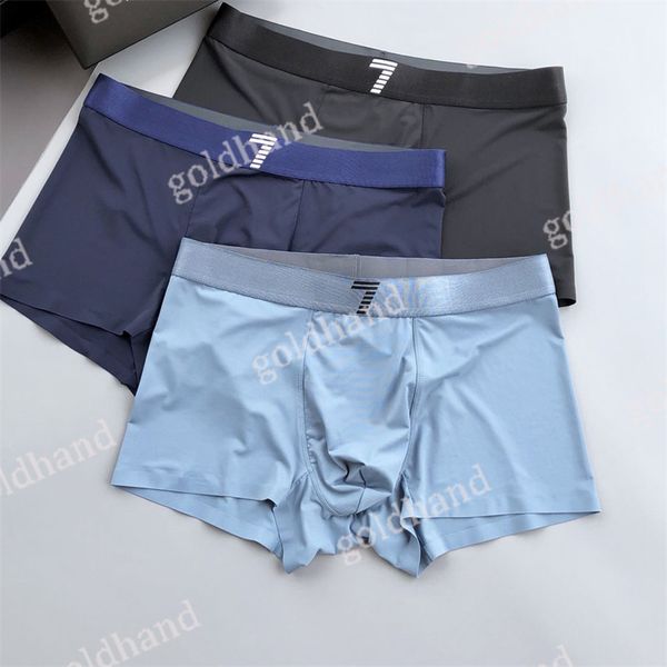 Mens Cotton Underpant Designer Sexy Verão Boxers Casual Confortável Homens Cueca Com Caixa