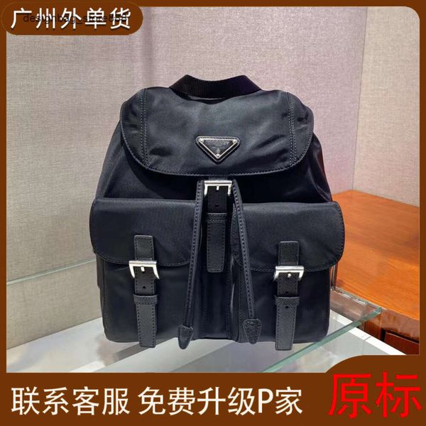 Großhandel Einzelhandel Marke Mode Handtaschen Familie Rucksack Mädchen Nylon Hochwertige Fallschirm Kordelzug Dreieck Casual Damen Wasserdicht Klein