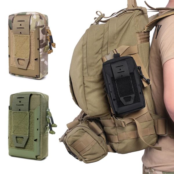 Сумки военные тактические сумки Molle Phone Edc Инструмент мешок для на открытом воздухе Spotrs кошелек Спорт Спорт Аварийный Пакет Охотника