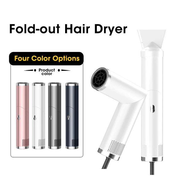 Secadores de cabelo de íons negativos de alta velocidade 1000W Professional Hair Care Quick Dry Salon Secador de baixo ruído Frio Vento Secador 240315