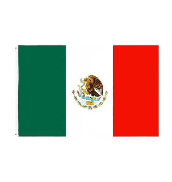 DHL MX MEX Mexicanos Bandeira Mexicana do México Totalmente Direto da Fábrica Pronto para enviar 3x5 Fts 90x150cm4047097