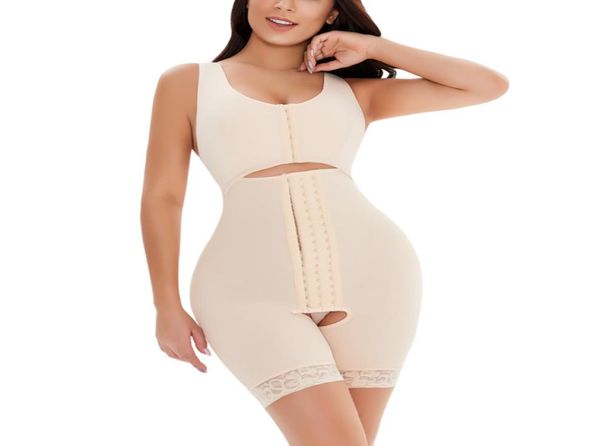 Women039s Shapers Fajas Colombianas Korsett-Shapewear für Frauen, Taillentrainer, vollständig offener Schritt, Cinta-Körperformer, Altar, 2760243