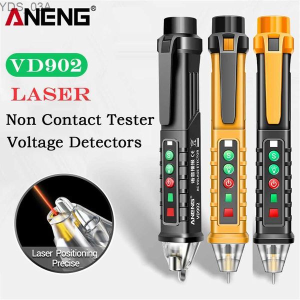 Misuratori di corrente ANENG VD902 Rilevatori di tensione CA Tester intelligente senza contatto Pen Meter 12-1000 V Matita per test sensore elettrico Laser a infrarossi 240320