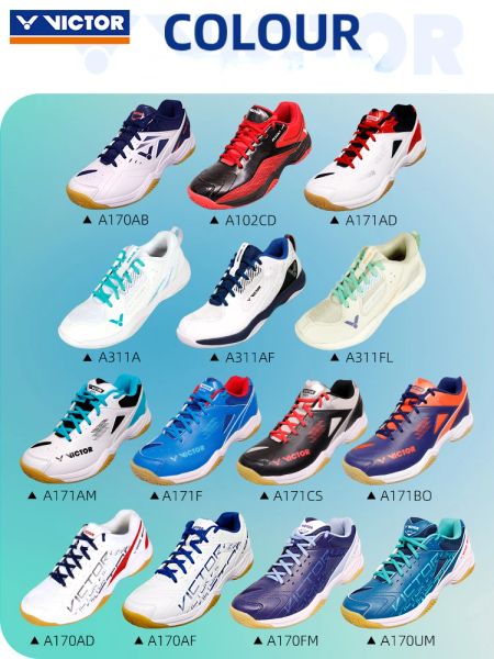 Badminton Badminton Shoes Novo 2023 Victor original para homens Mulheres almofadas de almofada de tênis de tênis esportivo