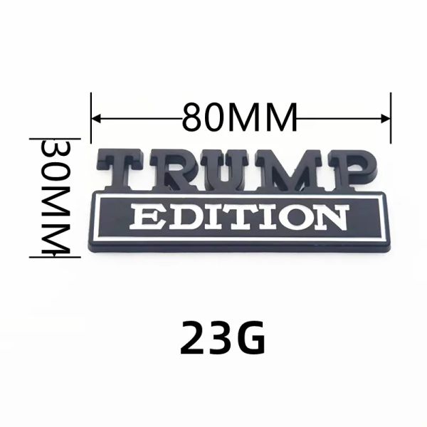 Party Dekoration 1PC Trump Edition Auto Aufkleber für Auto LKW 3D Abzeichen Emblem Aufkleber Auto Zubehör 8x3cm 22 LL