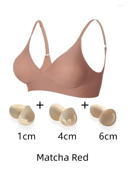 BHs No Trace Top Damenunterwäsche Sexy Gathering Anti extern erweiterter BH Obere Unterstützung Verstellbarer Push-Up