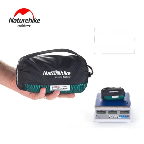 Engrenagem Naturehike Fibra Múmia Saco de Dormir Único Forro Super Elástico Sacos de Dormir Ao Ar Livre Camping Bussiness Viagem Primavera Verão