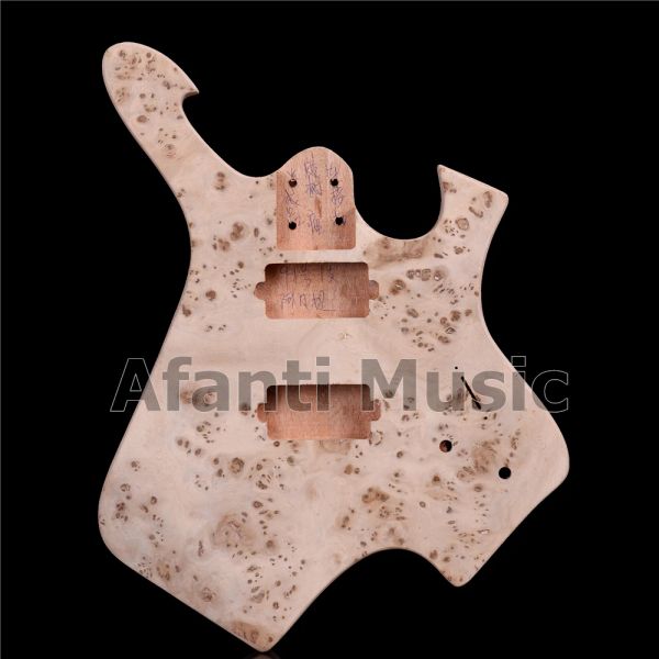 Guitarra Afanti Music Time Machine Series Kit de guitarra elétrica DIY sem cabeça (ATM093)