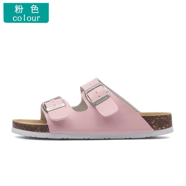 Stivali Slifori Donne Flat Bottom Cork Slifors Man Summer Beach Beach Bull