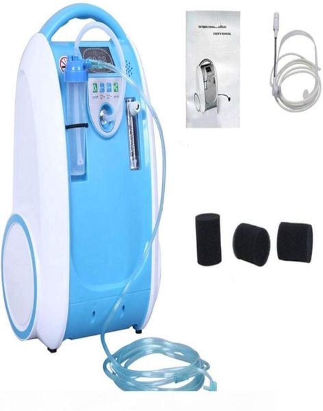 Generatore di concentratore di ossigeno portatile Uso domestico 15L min Macchina di ossigeno portatile regolabile Uso domestico da viaggio oxigeno medicoe AC1107379584