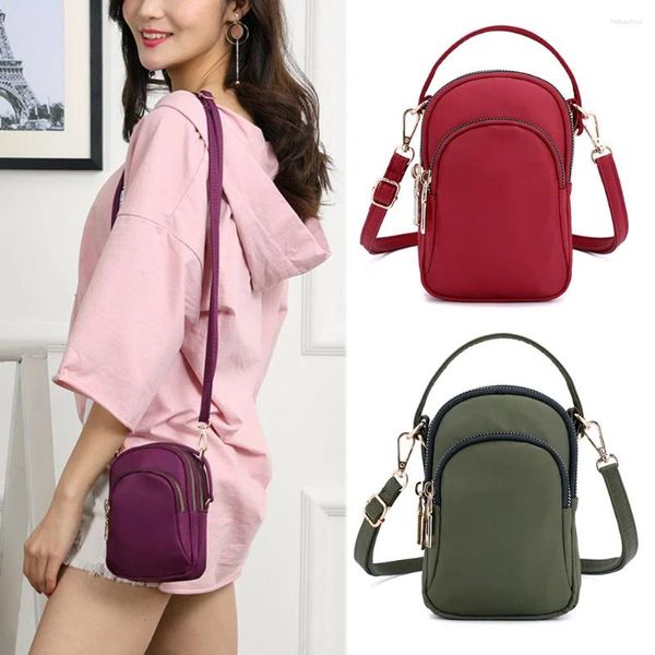 Женская летняя мини-сумка через плечо, кошелек для мобильного телефона с 2 ремнями, распродажа-WT